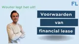 Voorwaarde financial lease video